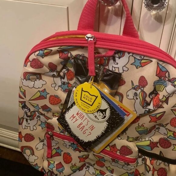Babymel Zip and Zoe Unicorn Kids Backpack With Figure Keyring - Picture 4 of 5